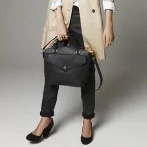 ✨Madewell Sloane Grey Suede Leather Satchel Bag✨